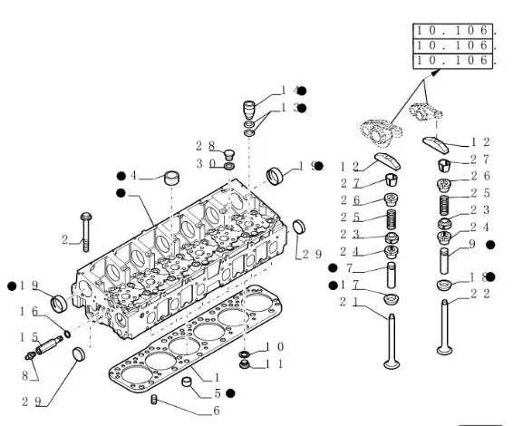 504217380 - ГБЦ пустая ДВС Cursor9K CS, CSX, CS6/8